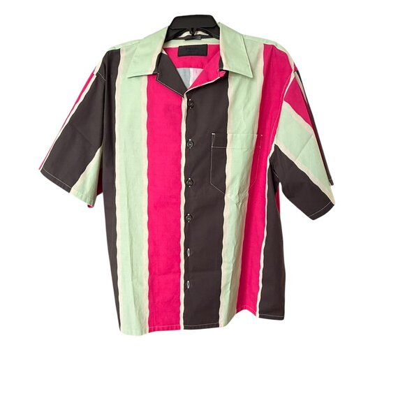 Prada Men's 97% Cotton Short-Sleeve Shirt, Size XXL - Picture 1 of 14